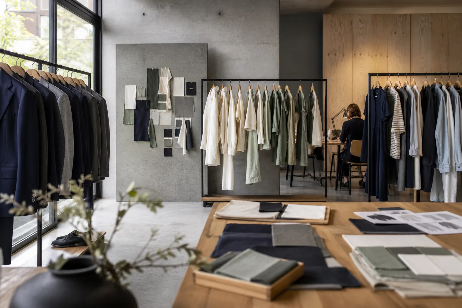 Multi-brand fashion collections in a New Zealand design studio